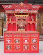 北京藏教实木雕龙佛堂佛龛优质之选