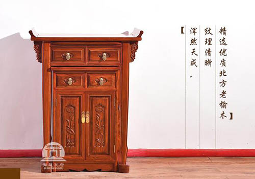 北京实木双层分体供桌供台