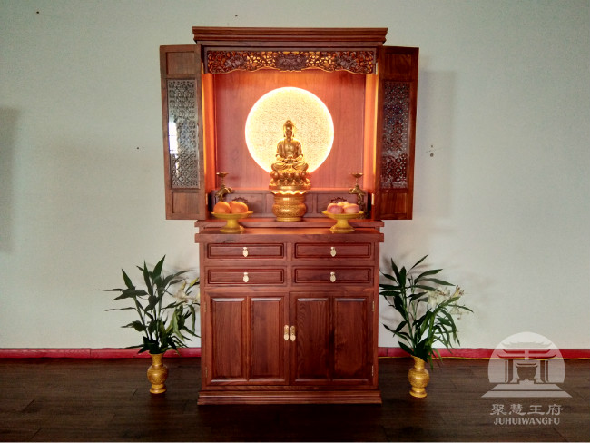带门佛柜图片聚慧王府